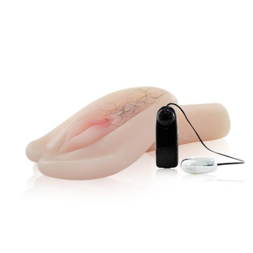 MASTURBADOR EM CYBER SKIN COM VIBRADOR BULLET- VAGINA